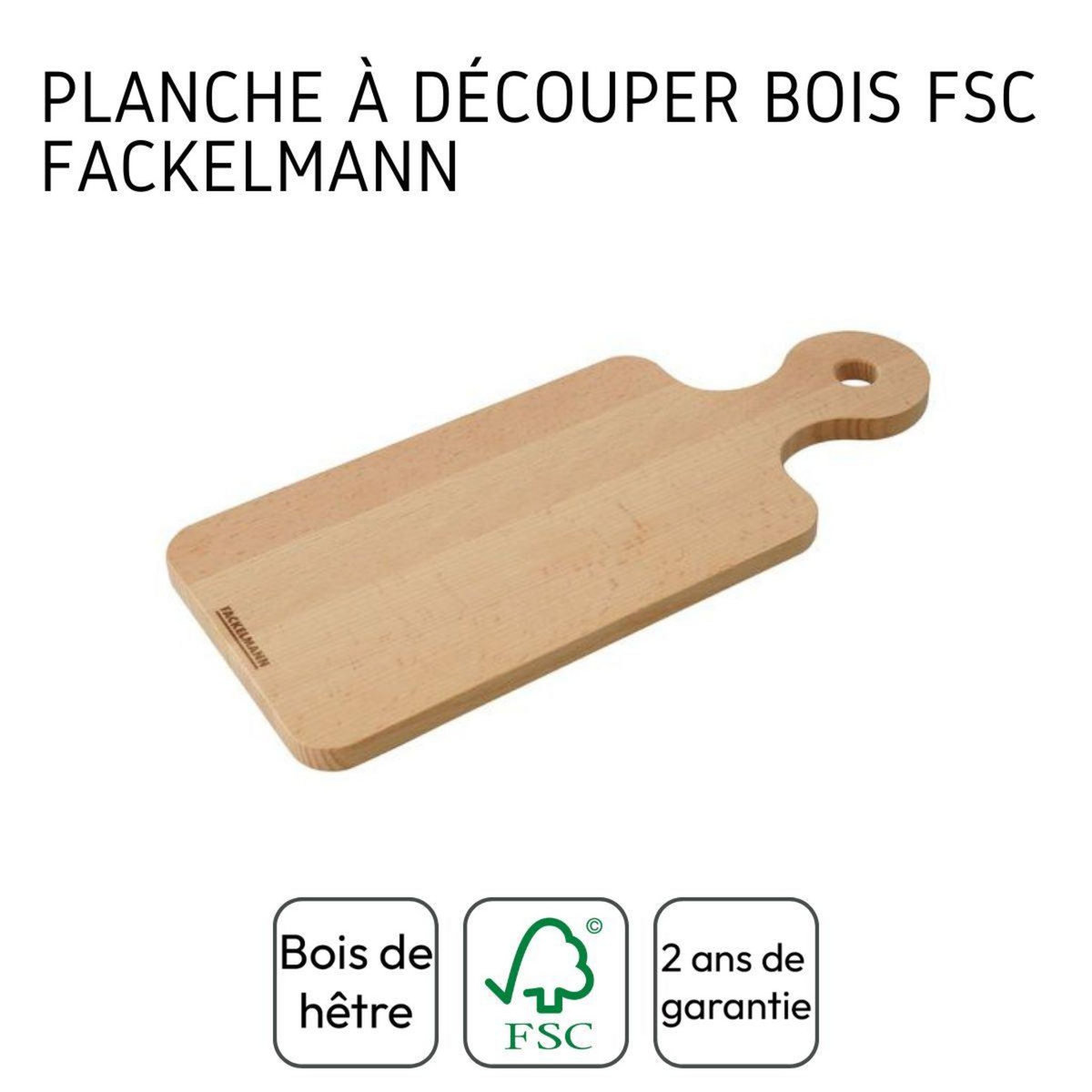 Fackelmann Planche à découper rectangulaire 35 x 15 cm Fackelmann Nature