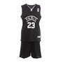 Voir la diapositive 1 : SPORTZONE Paris Ensemble de basket Noir/Blanc Enfant Sport Zone