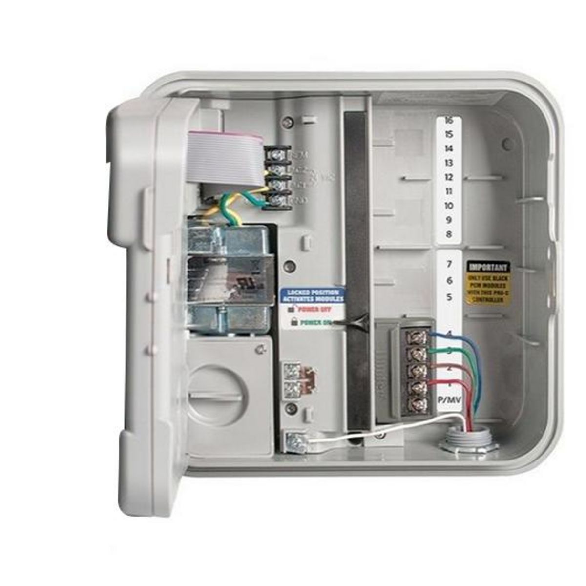 Hunter Programmateur 4 stations montage interieur - pc-401i-e