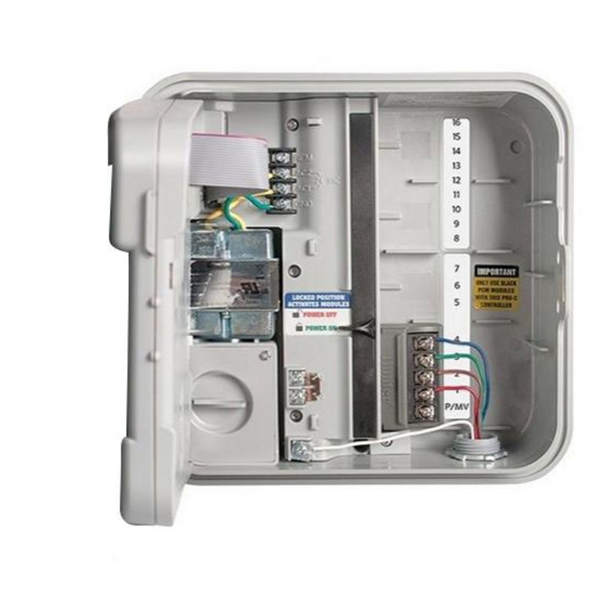 Hunter Programmateur 4 stations montage interieur - pc-401i-e