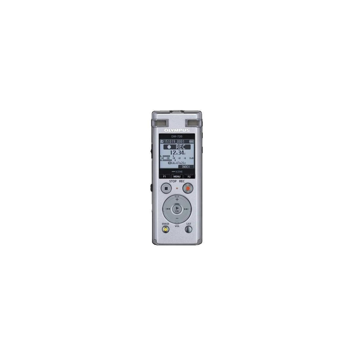 Olympus Dictaphone Olympus DM-720 - Enregistreur vocal numérique 4 Go Argent