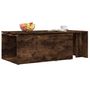 Voir la diapositive 5 : VIDAXL Table basse Chene fume 150x50x35 cm Bois d'ingenierie