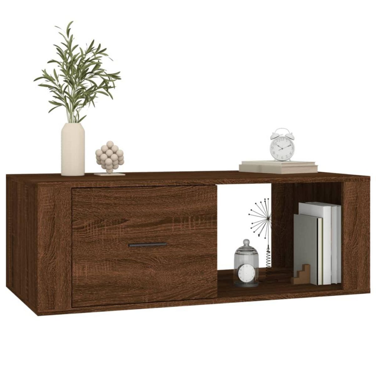 VIDAXL Table basse Chene marron 100x50,5x35 cm Bois d'ingenierie