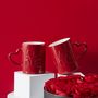 Voir la diapositive 3 : Paris Prix Lot de 2 Mugs en Céramique  Amour  30cl Rouge