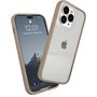 Voir la diapositive 5 : WOODCESSORIES Coque bumper iPhone 14 Pro Max transparent Taupe