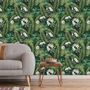 Voir la diapositive 4 : DUTCH WALLCOVERINGS DUTCH WALLCOVERINGS Papier peint Eden Noir et vert fonce