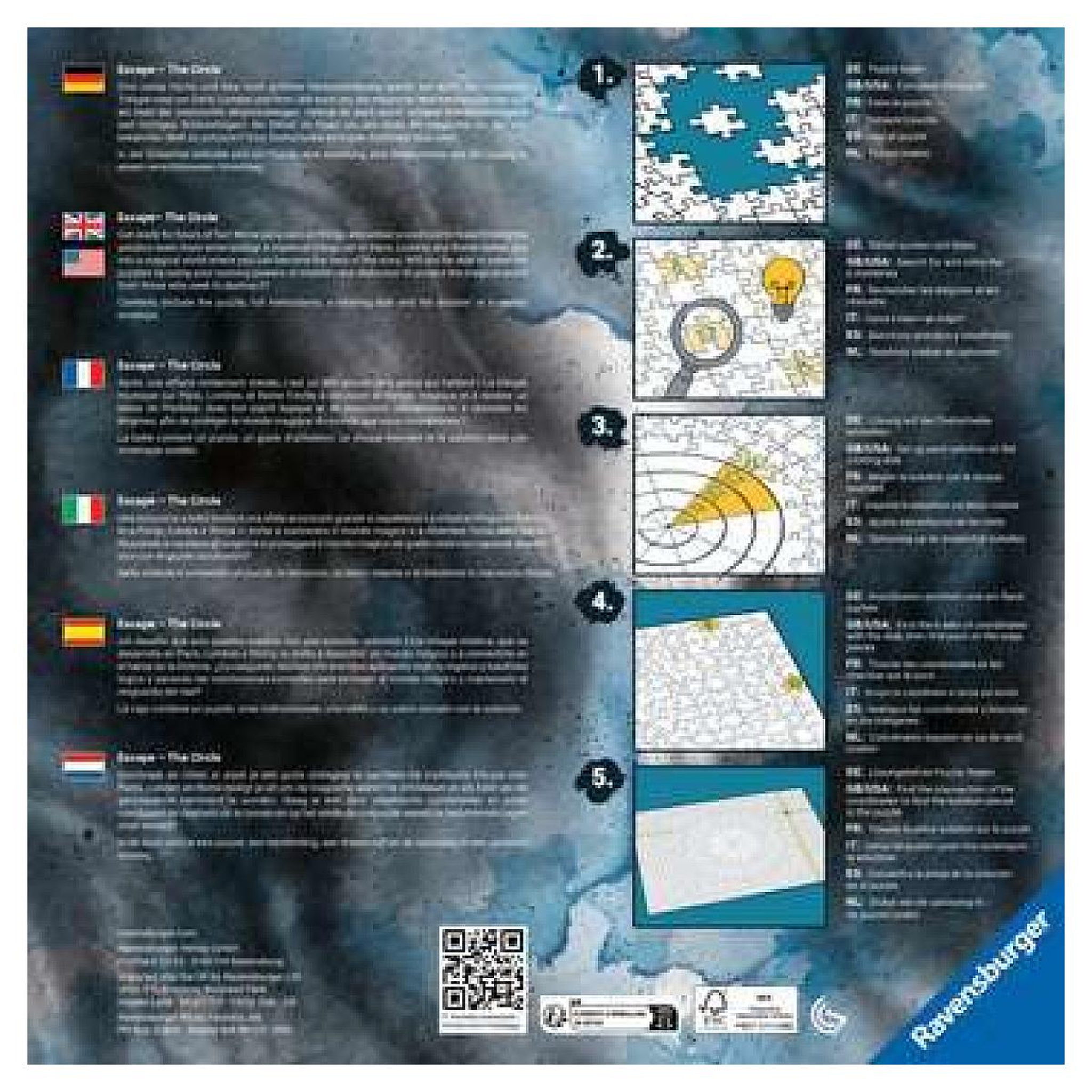 Voir la diapositive 2 : RAVENSBURGER Escape puzzle - The circle Paris
