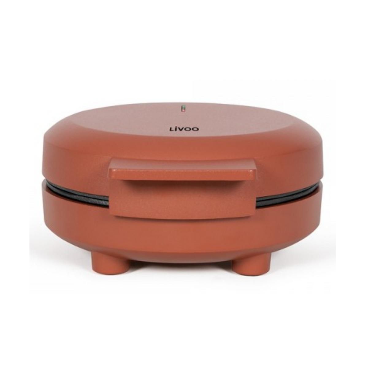 LIVOO Gaufrier coeur 1000w rouge - DOP255R