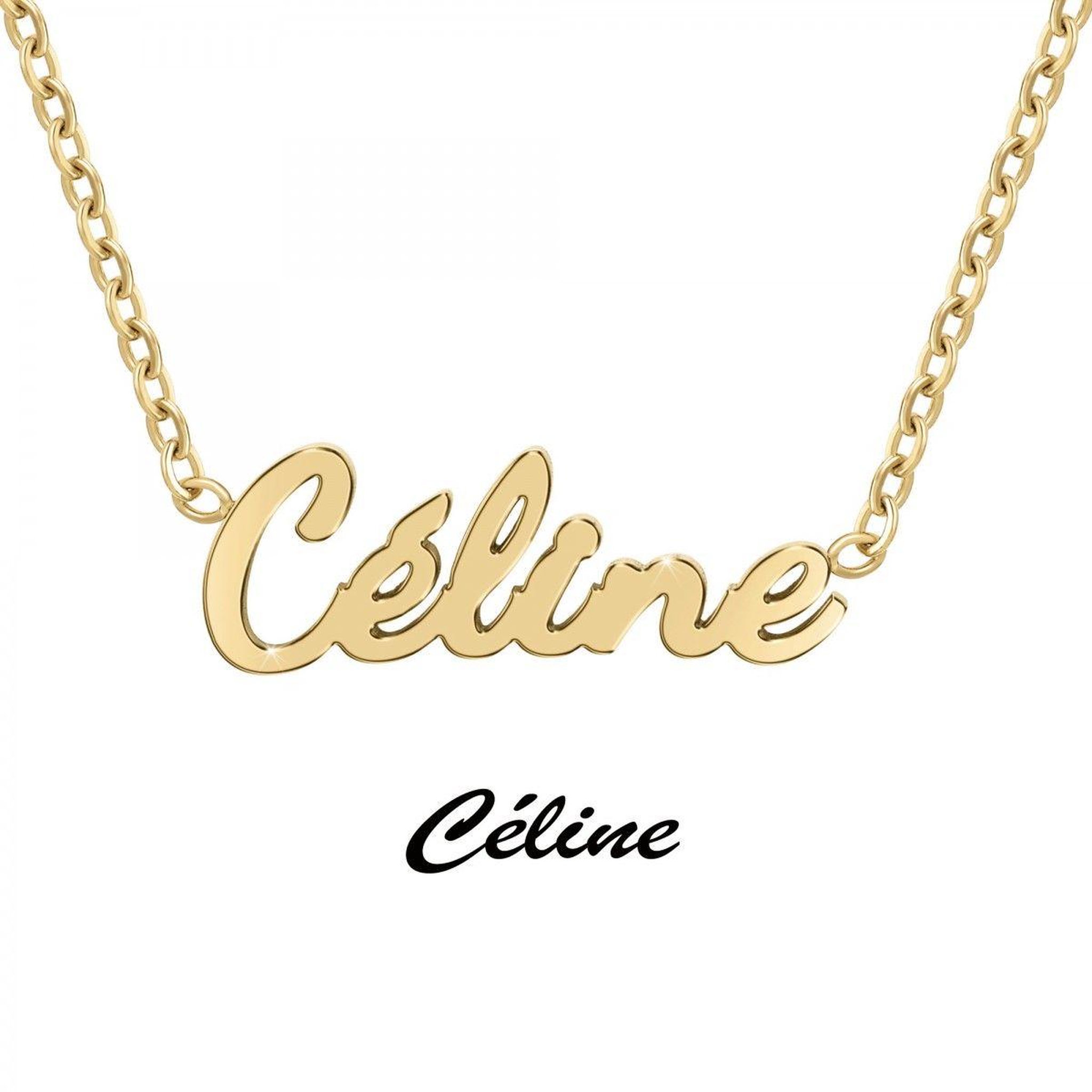 Voir la diapositive 3 : SC CRYSTAL Céline - Collier prénom