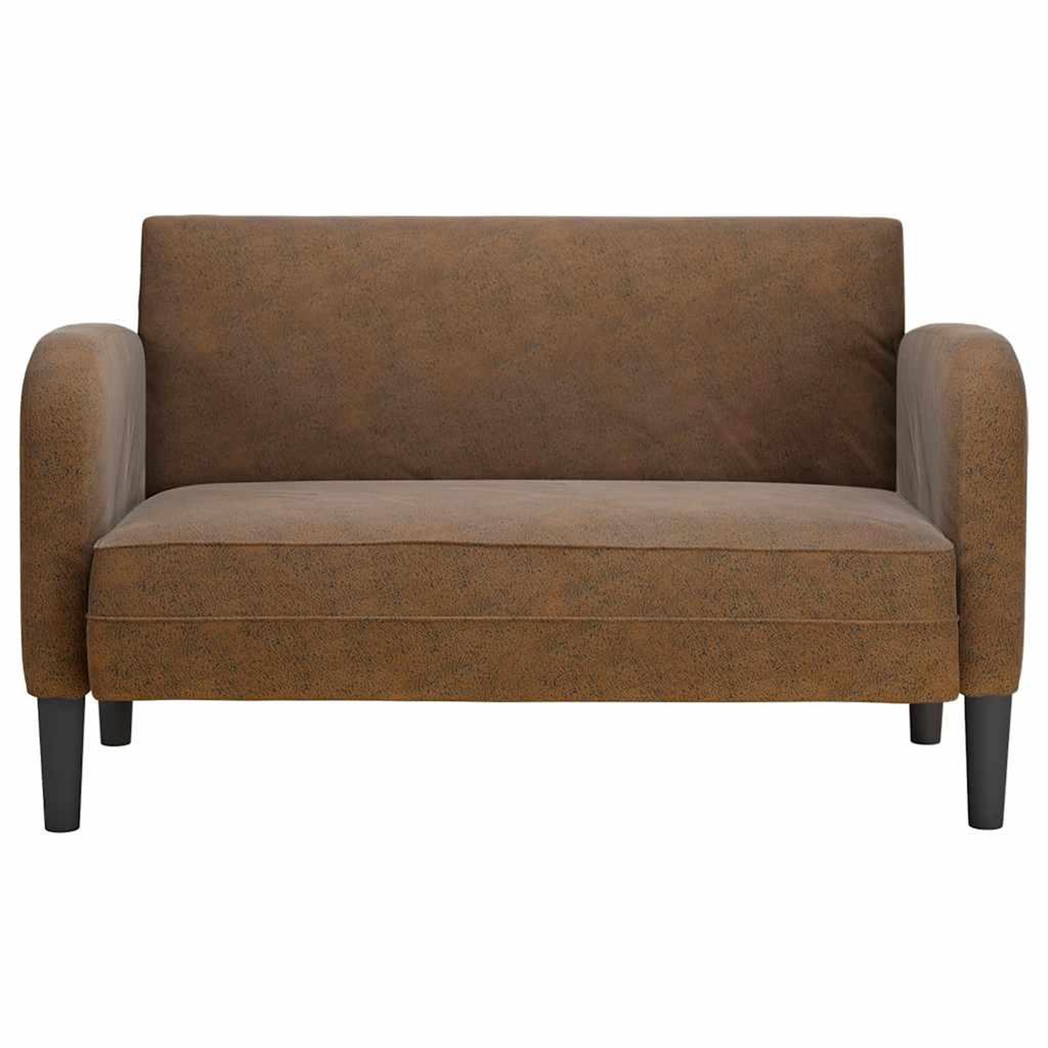 Voir la diapositive 3 : VIDAXL Canape causeuse marron 110 cm similicuir