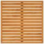 Voir la diapositive 4 : VIDAXL Table de jardin 68,5x68,5x24 cm Bois d'acacia massif