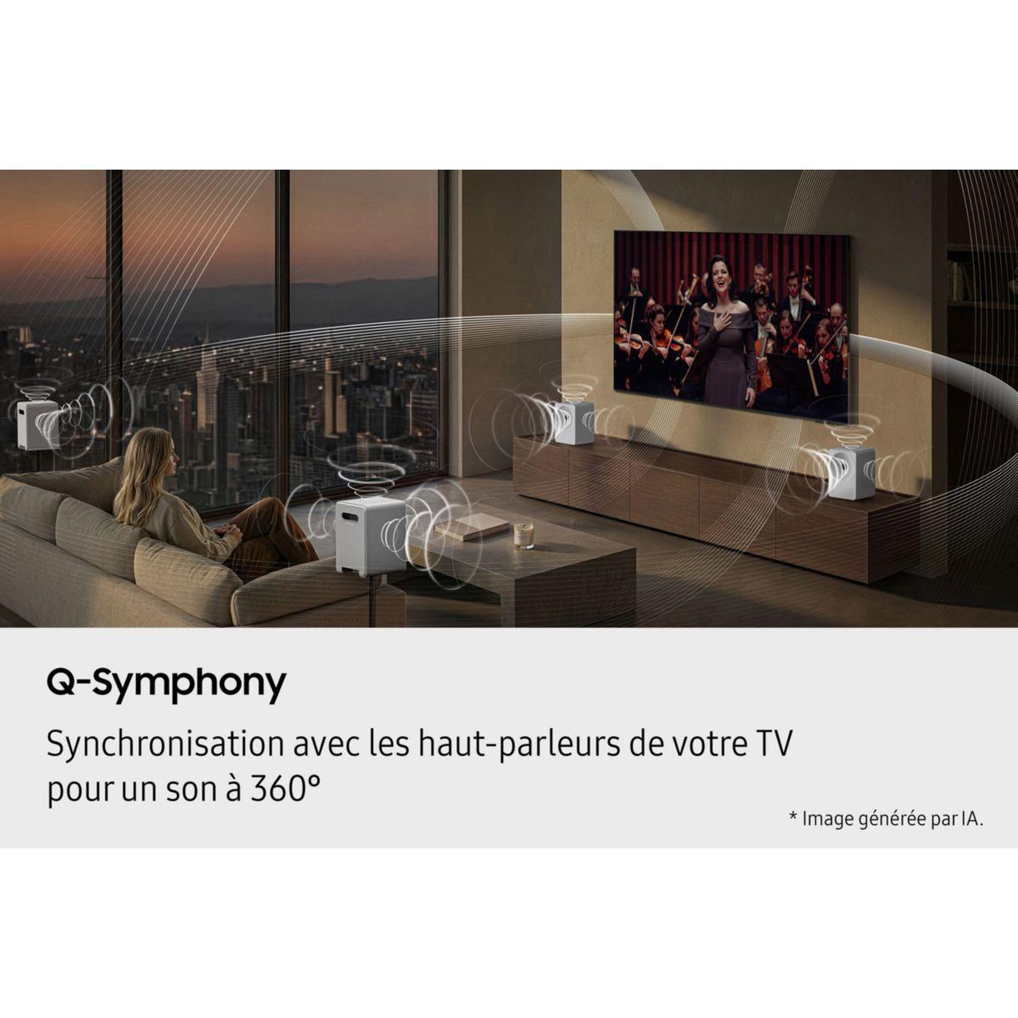 Voir la diapositive 5 : Samsung Enceinte sans fil music studio 7 hw-ls71h wifi bt white