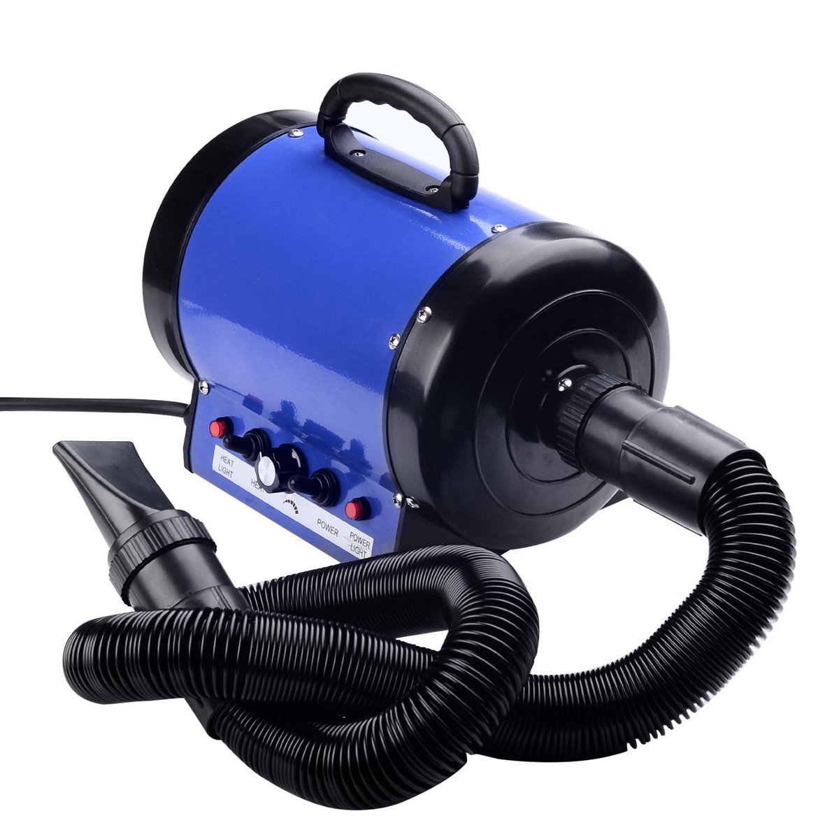 HOMCOM Sechoir professionnel seche-poils toilettage pour chiens chats animaux 2800 W