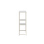 Voir la diapositive 3 : Paris Prix Étagère 3 Niveaux en Métal  Staal  80cm Beige