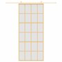 Voir la diapositive 3 : VIDAXL Porte coulissante dore 90x205 cm verre ESG depoli et aluminium