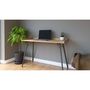 Voir la diapositive 4 : Paris Prix Bureau Design en Bois  Rayburn  115cm Naturel
