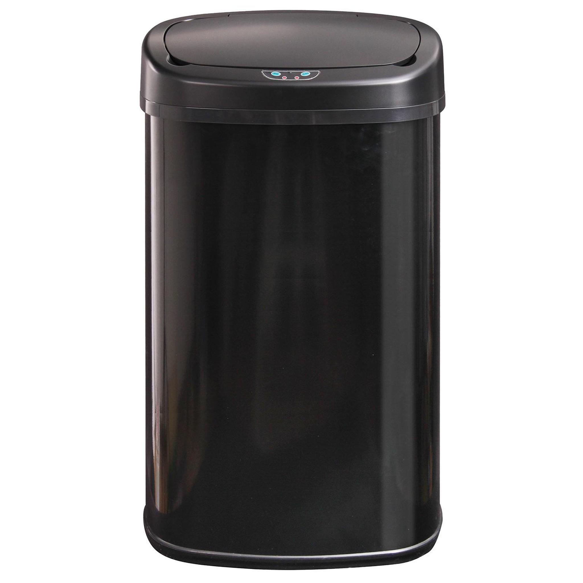 Kitchen move Poubelle automatique inox noir 58l - bat-58ls06a ss black