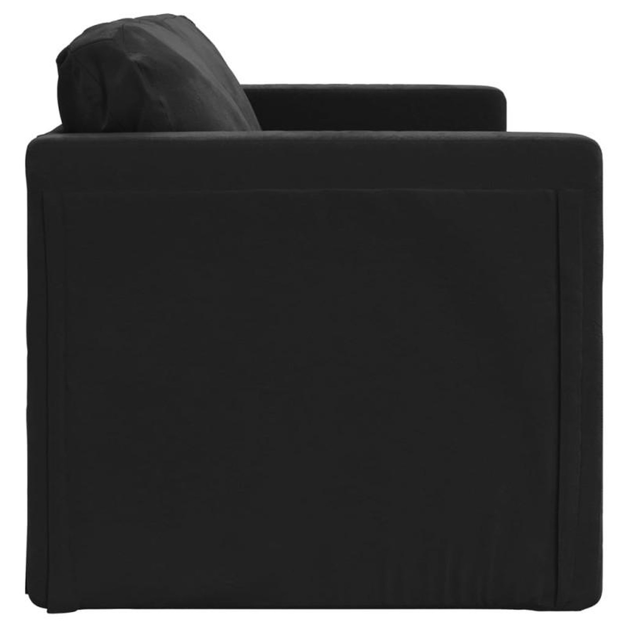 Voir la diapositive 6 : VIDAXL Canapé lit 2 en 1 noir 122x204x55 cm velours