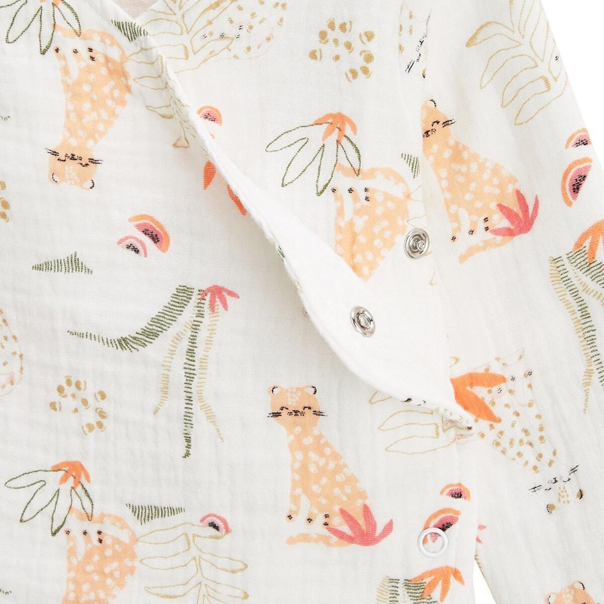 Petit Béguin Gilet bébé en gaze de coton Sierra