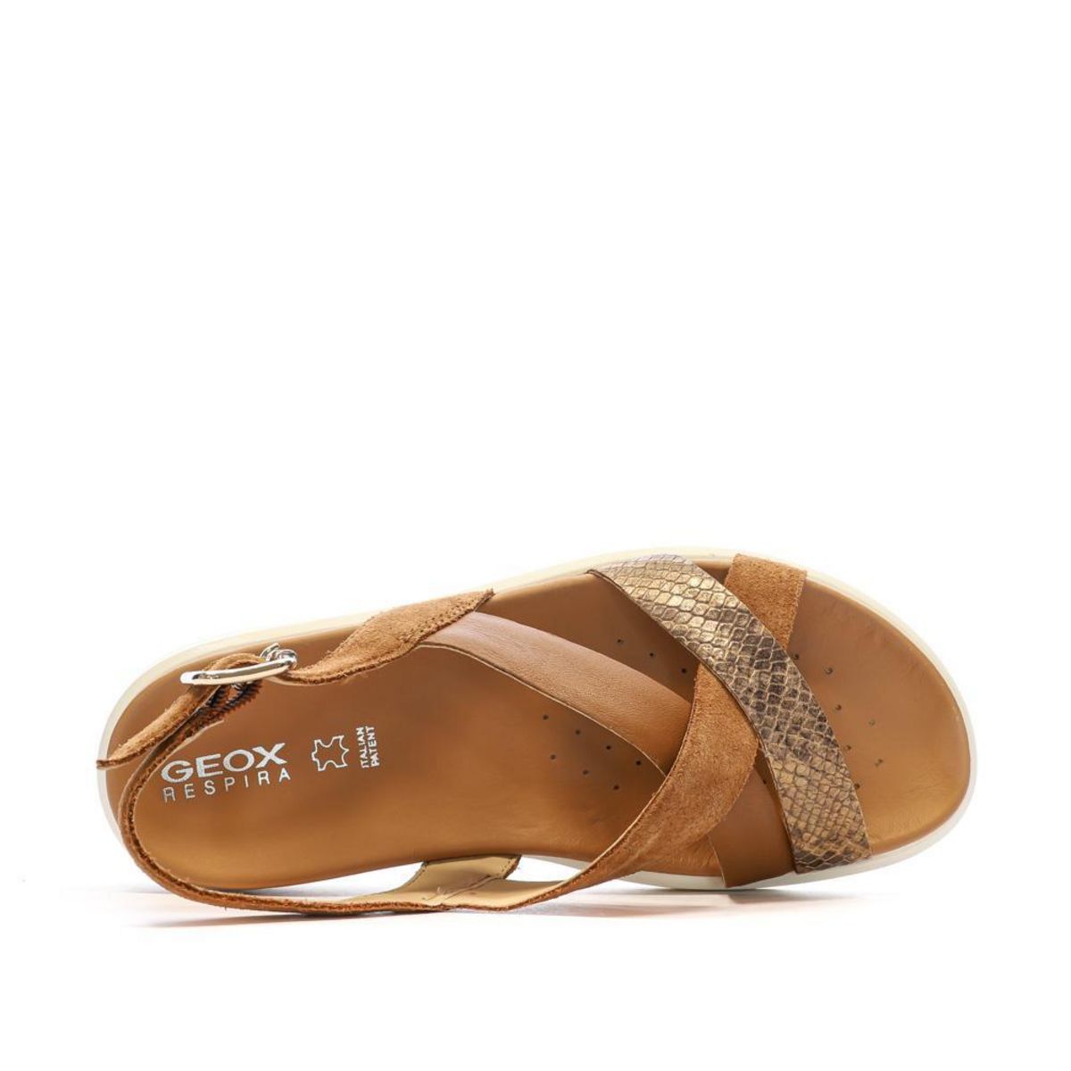 GEOX Sandales Cognac Femme Geox  Xand