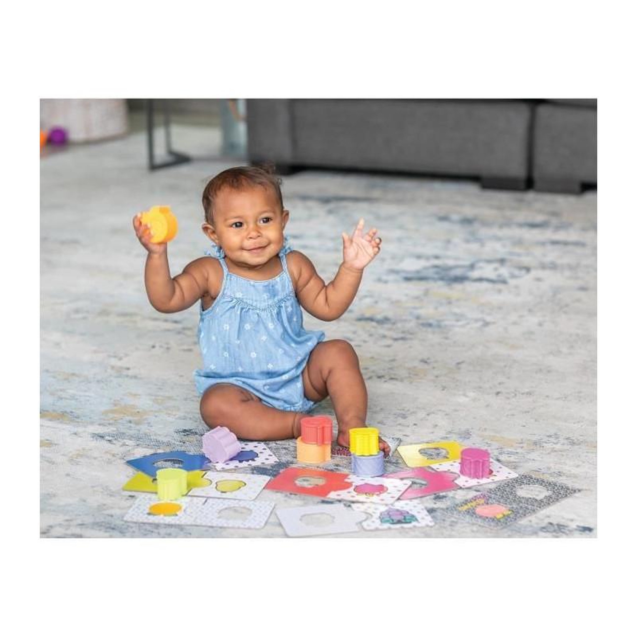 Voir la diapositive 5 : INFANTINO Puzzle sensoriel 24 pièces à formes – Puzzle éducatif enfant – Infantino – 315195