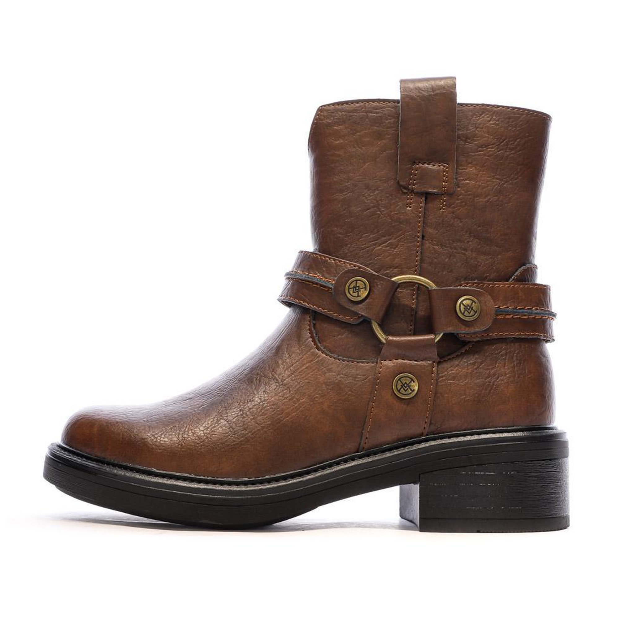 Voir la diapositive 1 : CHATTAWAK Bottines Marrons Femme Chattawak CIELO