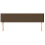 Voir la diapositive 3 : VIDAXL Tetes de lit 2 pcs Marron Fonce 80x5x78/88 cm Tissu