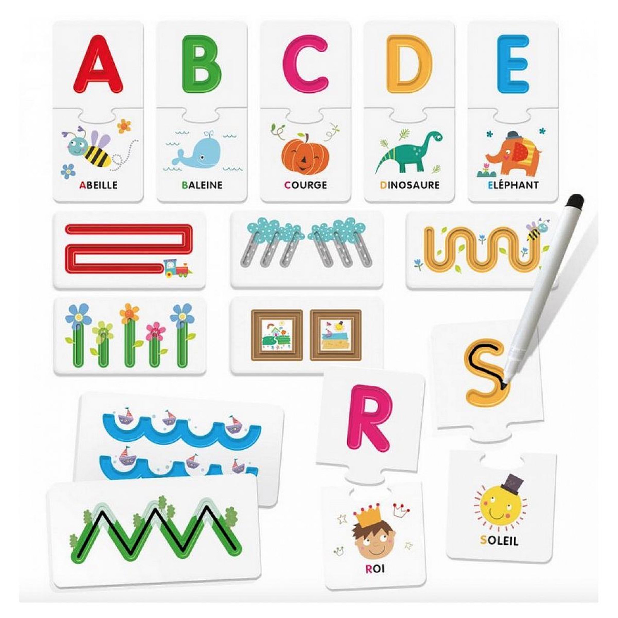 Voir la diapositive 2 : HEADU Alphabet - Je joue et j ecris - jeu educatif