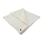 DOMIVA Couverture double face - DOMIVA - Maternity Love - 75 x 100 cm - Grosse maille et mousseline