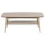 Voir la diapositive 4 : TOILINUX Table basse en MDF avec une étagère de rangement - Beige