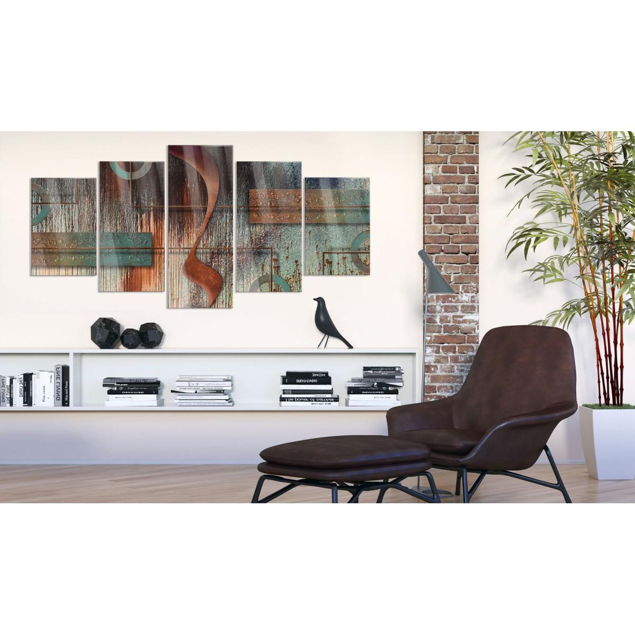 Voir la diapositive 2 : Paris Prix Tableau sur verre acrylique  abstract melody