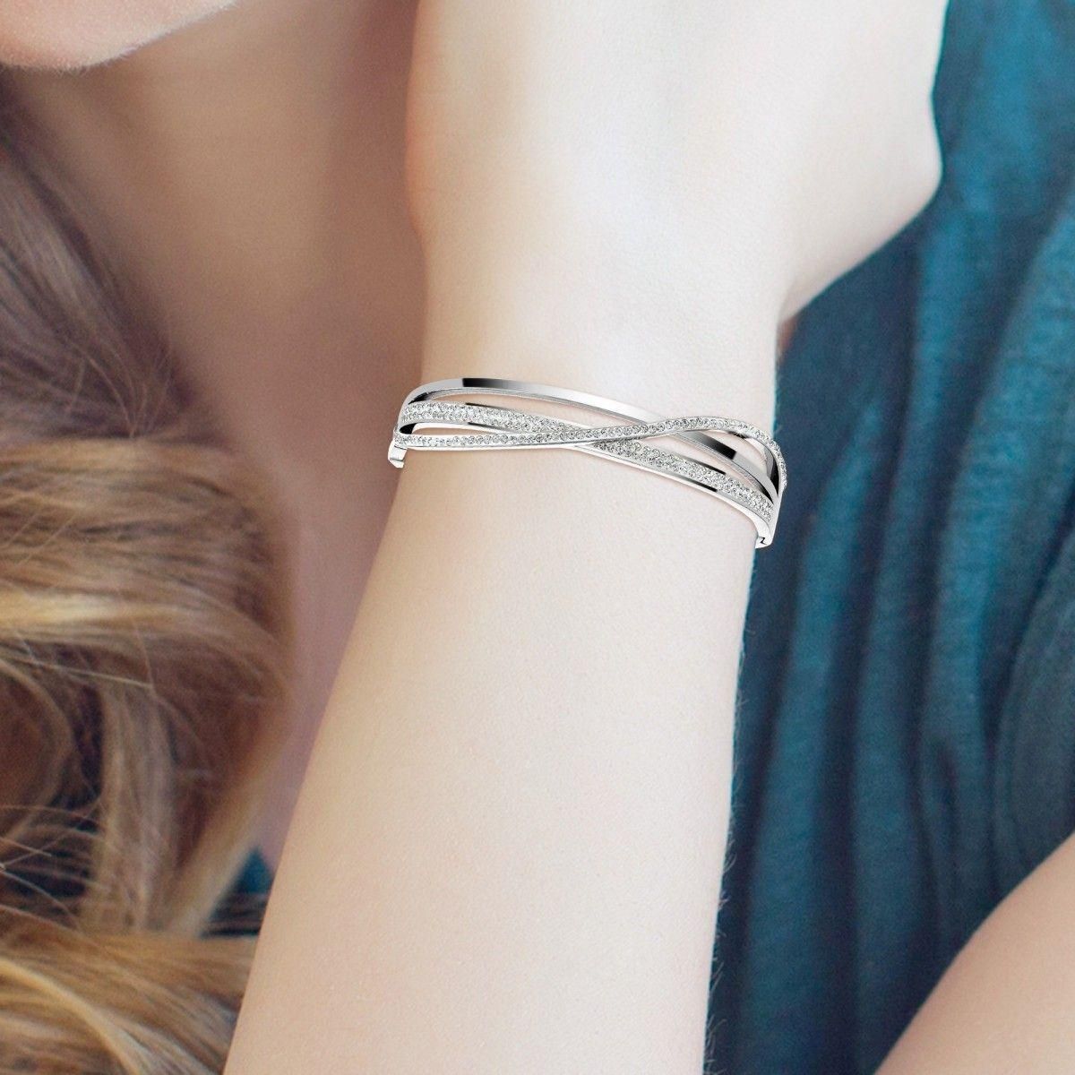 SC CRYSTAL Bracelet en acier inoxydable par SC Crystal