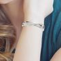 Voir la diapositive 2 : SC CRYSTAL Bracelet en acier inoxydable par SC Crystal