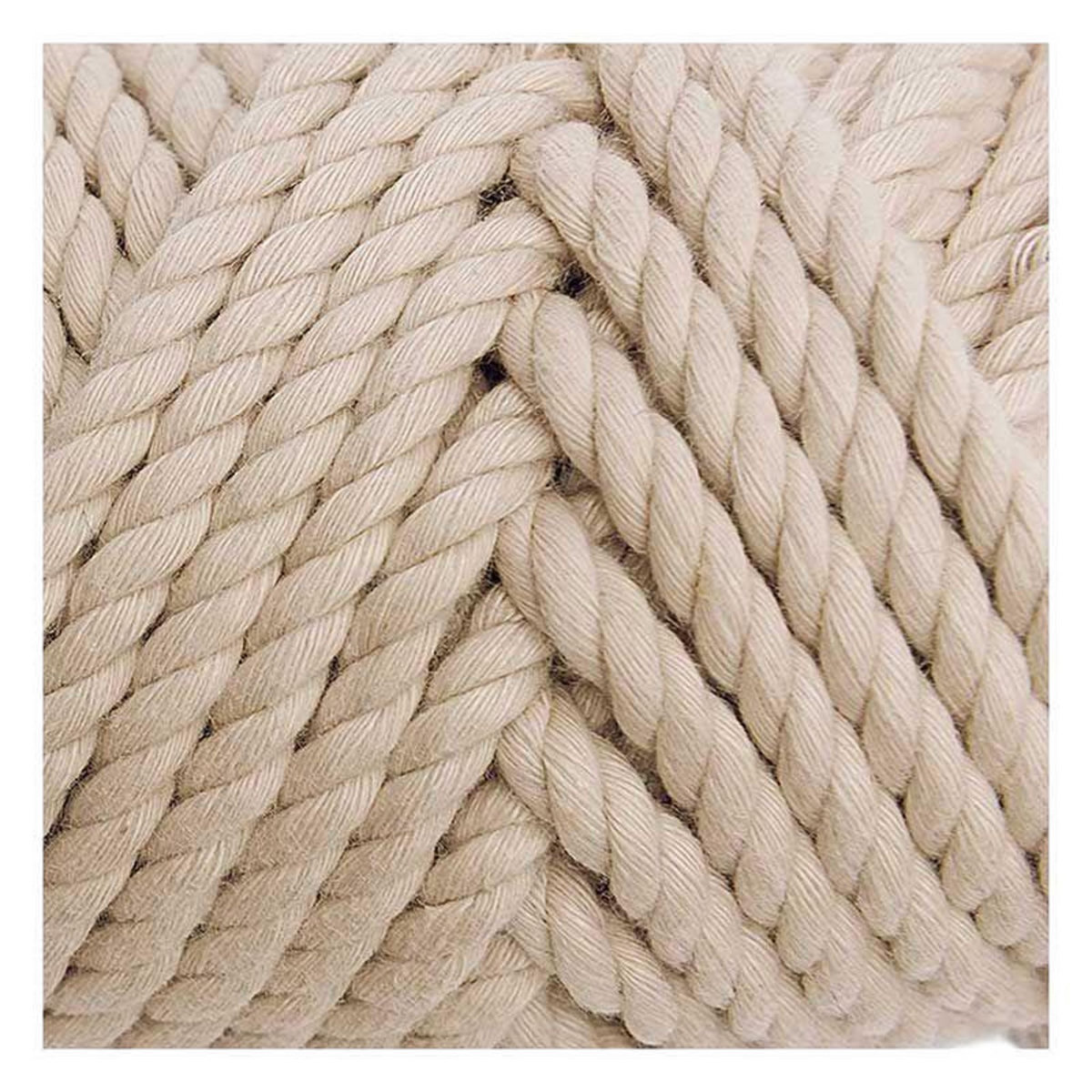 RICO DESIGN Pelote de corde en coton 25 m - Ecru