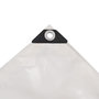 Voir la diapositive 3 : VIDAXL Bache 650 g / m^2 1,5 x 6 m Blanc
