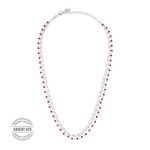 CLIO BLUE Collier Multi Chaînes  Clio Blue Noemie. Coloris disponibles : Rouge