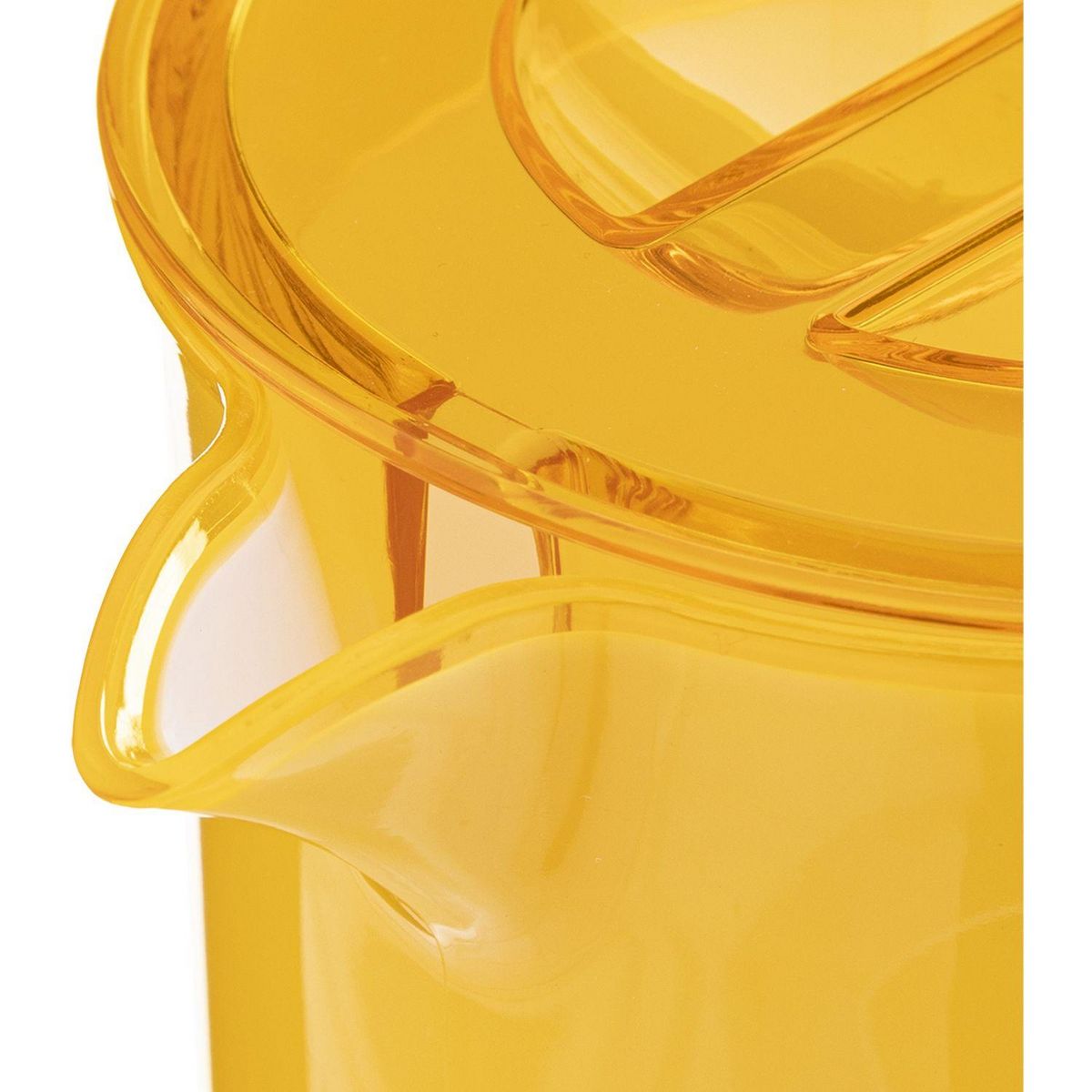 Pichet plastique moutarde