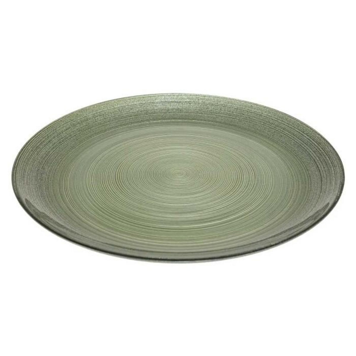 SECRET DE GOURMET Lot de 6 Assiettes Plates  Jem  28cm Vert