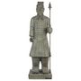Voir la diapositive 2 : ATMOSPHERA Statue Déco  Samouraï  119cm Gris