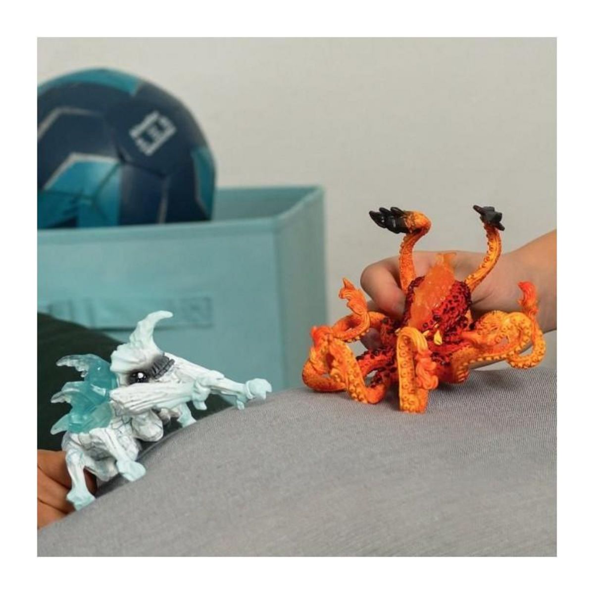 Schleich Figurines Duo Pieuvre de Lave vs Insecte de Glace, SCHLEICH 70826 Eldrador Creatures, Pour enfant des 6 ans