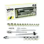 VITO Pro-Power Coffret à douilles 24 pièces VITO 1/2  Chrome vanadium Haute qualité