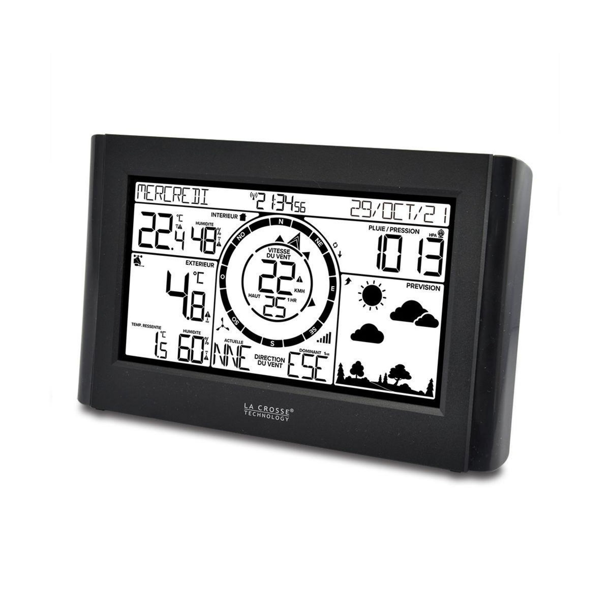La crosse technology Station météo WS1652 Pro Noir