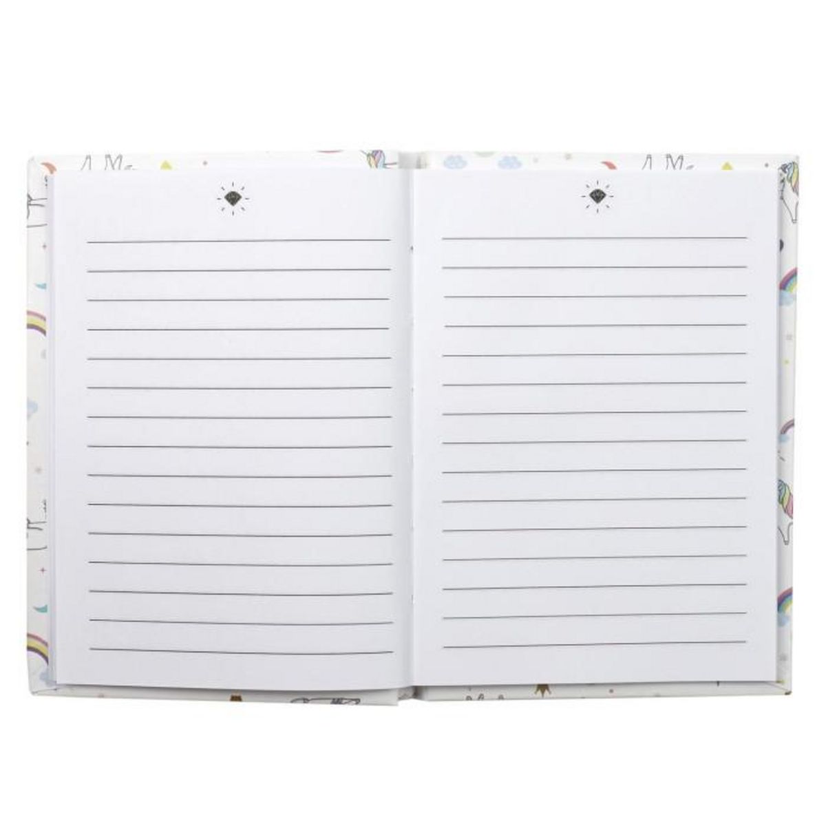 Paris Prix Accessoires de Papeterie  Licorne  15cm Blanc & Rose