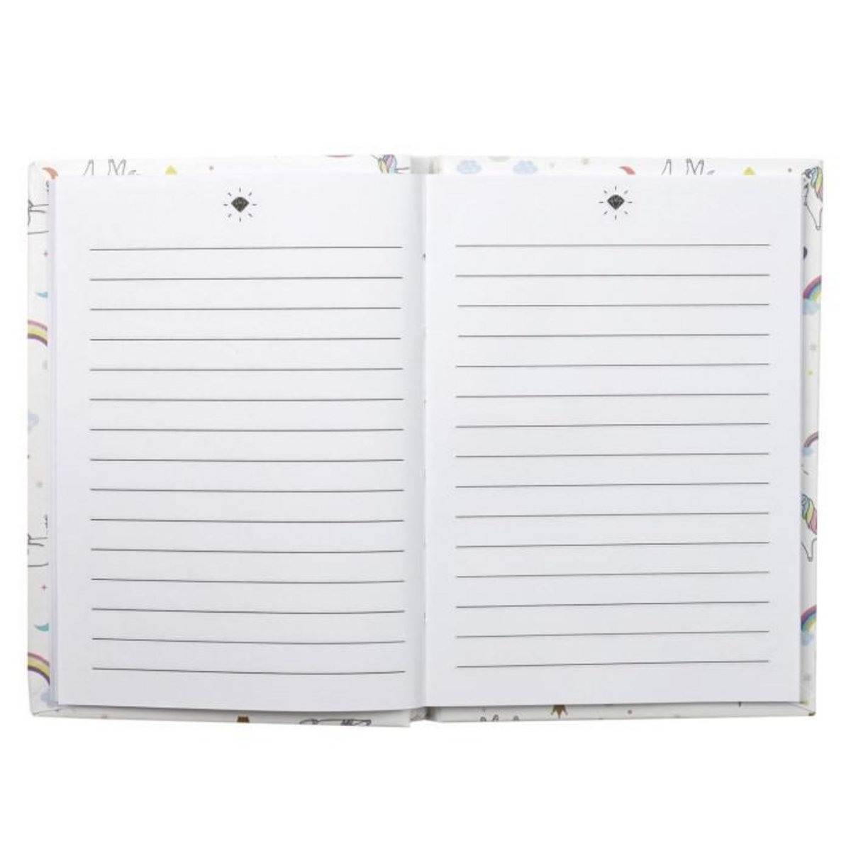 Paris Prix Accessoires de Papeterie  Licorne  15cm Blanc & Rose