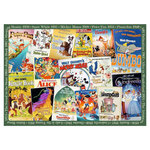 RAVENSBURGER Puzzle 1000 pièces - Affiche Vintage des Films Disney