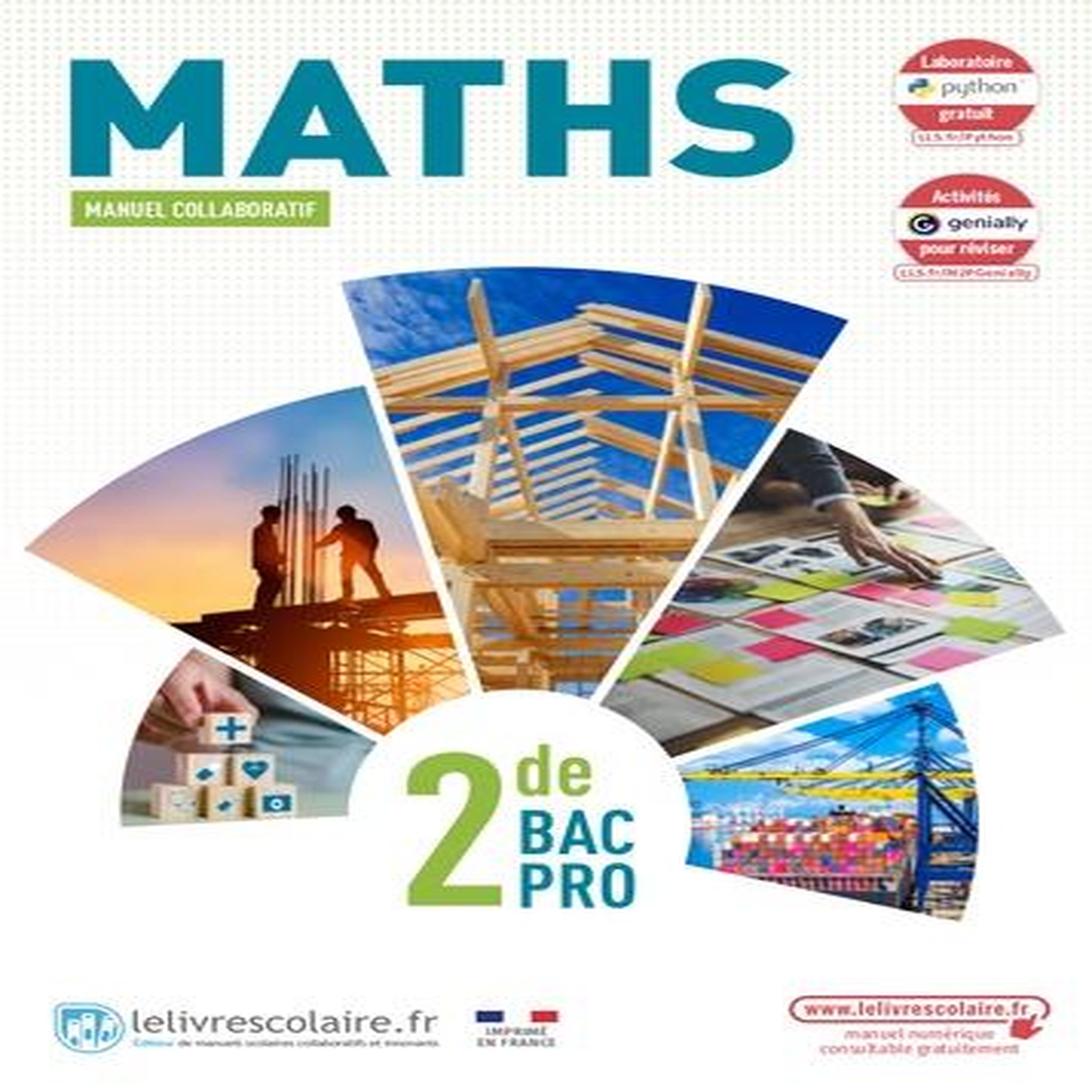 MATHEMATIQUES 2DE BAC PRO. EDITION 2023, Lelivrescolaire.fr