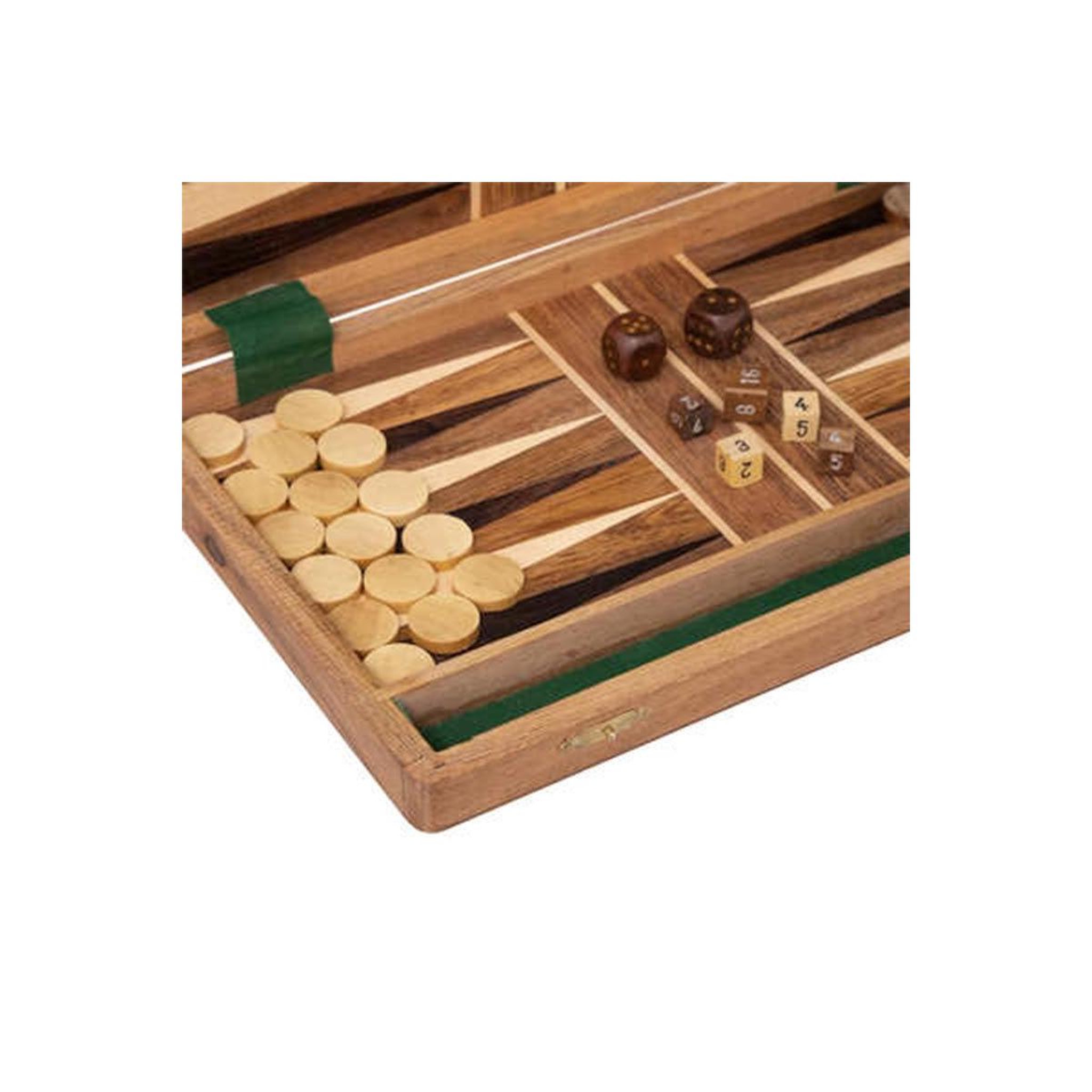 Voir la diapositive 4 : ATMOSPHERA Jeu backgamon déco  bois d'acacia  41cm marron