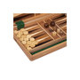 Voir la diapositive 4 : ATMOSPHERA Jeu Backgamon Déco  Bois d'Acacia  41cm Marron