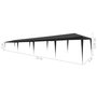 Voir la diapositive 6 : VIDAXL Tente de reception 3x12 m PE Anthracite