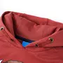 VIDAXL Sweatshirt a capuche pour enfants rouge brule 128